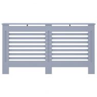 Параван за радиатор, антрацит, 152x19x81,5 см, МДФ