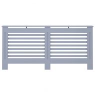 Параван за радиатор, антрацит, 172x19x81,5 см, МДФ