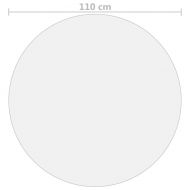 Протектор за маса, прозрачен, Ø 110 см, 1,6 мм, PVC