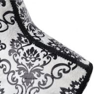 Дамски манекен бюст, черно-бял