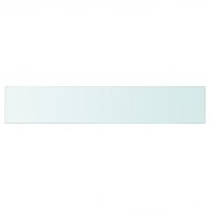 Рафтове, 2 бр, панели прозрачно стъкло, 70x12 см