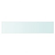 Рафтове, 2 бр, панели прозрачно стъкло, 90x20 см