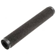 Правоъгълни изтривалки 2 бр усукани влакна 90x150 см черни