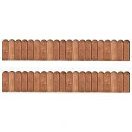 Палисади за градина, 2 бр, 120 см, импрегниран бор