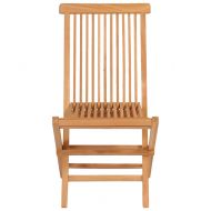 Градински трапезен комплект, 5 части, тиково дърво масив