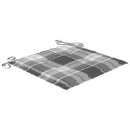 Градински трапезни столове, 3 бр, с възглавници, акация масив