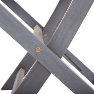 Сгъваеми градински столове, 6 бр, акация масив