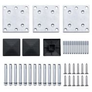 Ограден панел, WPC, 353x186 см, черен