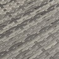 Градински трапезен комплект, 3 части, сив