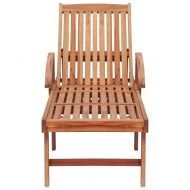 Шезлонги със сиви шалтета, 2 бр, тиково дърво масив