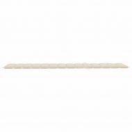 Шезлонги с кремави шалтета, 2 бр, тиково дърво масив