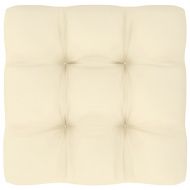 Градински лаундж комплект, 8 части, с възглавници, бор масив