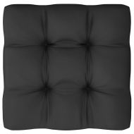 Градински лаундж комплект, 8 части, с възглавници, масив бор