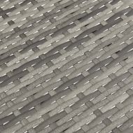 Стифиращи външни столове, 6 бр, сиви, полиратан