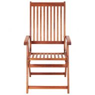 Сгъваеми градински столове, 3 бр, акация масив