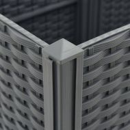 Повдигната леха, 80x40x38 см, полипропилен