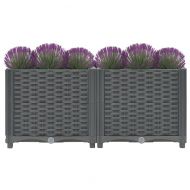 Повдигната леха, 80x40x38 см, полипропилен