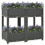 Повдигната леха, 80x40x71 см, полипропилен