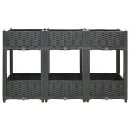 Повдигната леха, 120x40x71 см, полипропилен