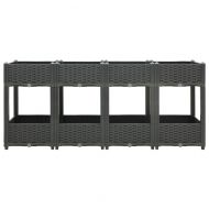 Повдигната леха, 160x40x71 см, полипропилен