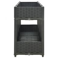 Повдигната леха, 160x40x71 см, полипропилен