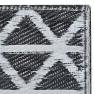 Килим за открито, ARAKIL черен, 120x180 см, PP