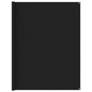 Килим за палатка, 250x550 см, черен