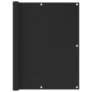 Балконски параван, антрацит, 120x300 см, HDPE