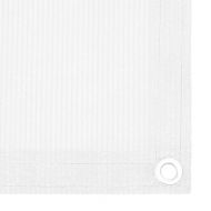 Балконски параван, бял, 120x400 см, HDPE