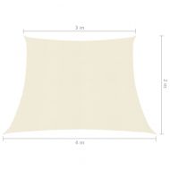 Платно-сенник, 160 г/м², кремаво, 3/4x2 м, HDPE