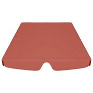 Резервен сенник за градинска люлка теракота 188/168x145/110 см