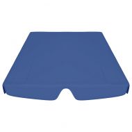 Резервен сенник за градинска люлка, син, 188/168x145/110 см