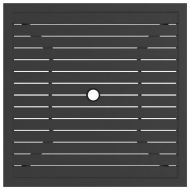 Градинска маса, антрацит, 81,5x81,5x72 см, стомана