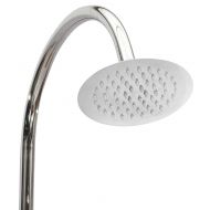 Градински душ, 75x75x210 см, тиково дърво масив