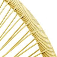 Градински стол Акапулко, полиратан, бежов