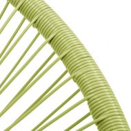 Градински стол Акапулко, полиратан, зелен