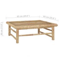 Градински лаундж комплект тъмносиви възглавници 3 части бамбук