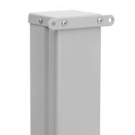 Прибираща се дворна странична тента, 600x160 см, черна