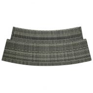 Градинска бар маса, сива, 120x55x110 см, полиратан