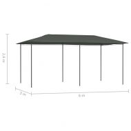 Шатра, 2,98x5,3x2,59 м, антрацит, 160 г/м²