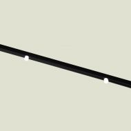 Градински чадър с LED и стоманен прът, пясъчен, 2x3 м