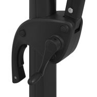 Градински чадър на 4 нива с алуминиев прът зелен 250x250 см