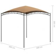 Шатра, 3x3x2,65 м, таупе, 180 г/м²