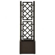 Градинска повдигната леха с решетка, самополивна, мока