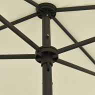 Плажен чадър, пясъчножълт, 180x120 см