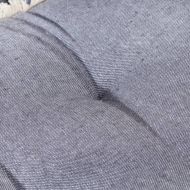 Възглавница за палетен диван, антрацит, 120x80x10 см