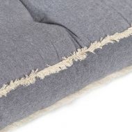 Възглавница за палетен диван, синя, 120x80x10 см