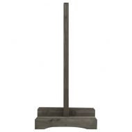 Градинска оградна решетка, сива, 120x60 см, чам масив