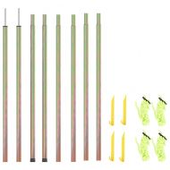 Прътове за сенник, 2 бр, 200 см, поцинкована стомана