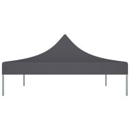 Покривало за парти шатра, 4x3 м, антрацит, 270 г/м²